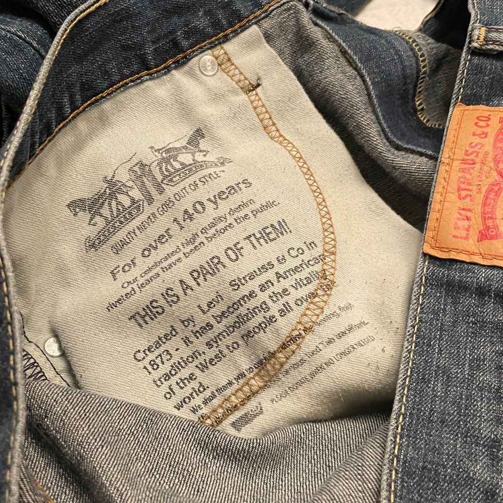 Levi’s Men’s 569 Denim Blue Jeans 36W x 30L - Picture 15 of 15